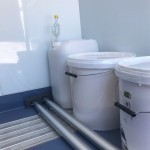 Vis en vlees transport met gekoelde wagen